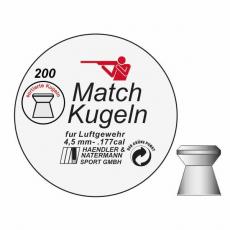 Пули пневматические H&N Match Kugeln для пистолетов 4,48мм 0,53г (500шт) Пули пневматические H&N Match Kugeln для пистолетов 4,48мм 0,53г (500шт)