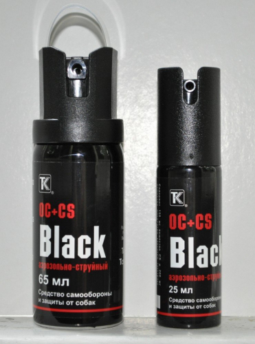 Баллончик перцовый Black с извлекателем 65 мл (OC+CS) Баллончик перцовый Black с извлекателем 65 мл (OC+CS)