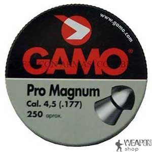 Пули пневматические GAMO Pro-Magnum 4,5мм 0,49г (250шт) Пули пневматические GAMO Pro-Magnum 4,5мм 0,49г (250шт)