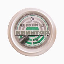 Пули пневматические Квинтор 4,5мм 0,53г (300шт) остраяголовка с насечкой Пули пневматические Квинтор 4,5мм 0,53г (300шт) остраяголовка с насечкой