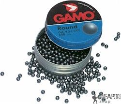 Шарики свинцовые GAMO Round 4,5мм 0,53г (250шт) Шарики свинцовые GAMO Round 4,5мм 0,53г (250шт)
