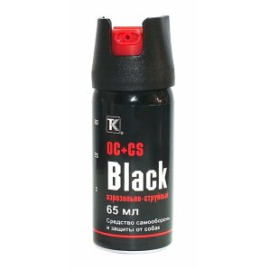 Баллончик перцовый Black 65 мл (OC+CS) Баллончик перцовый Black 65 мл (OC+CS)