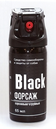 Баллончик перцовый Black Форсаж 65 мл Баллончик перцовый Black Форсаж 65 мл