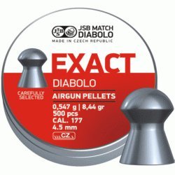 Пули пневматические JSB Exact Diabolo 4,5мм 0,547г (500шт)