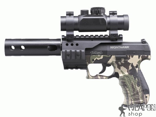 Пневматический пистолет Umarex Walther NightHawk camouflage 412.02.32 Пневматический пистолет Umarex Walther NightHawk camouflage 412.02.32
