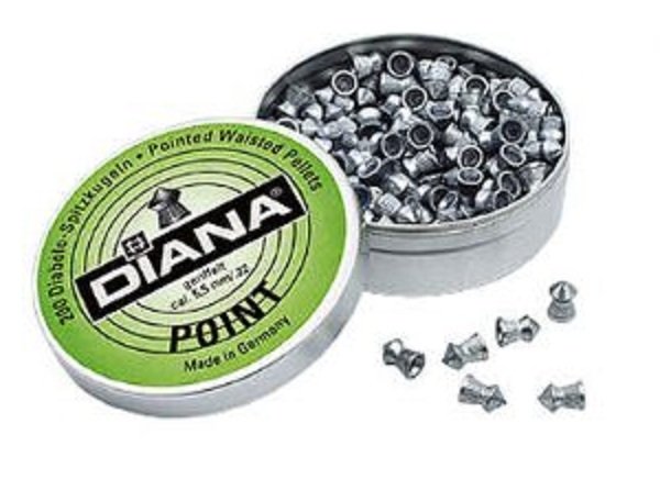 Пули пневматические Diana Point 4,5мм 0,56г (500шт) Пули пневматические Diana Point 4,5мм 0,56г (500шт)