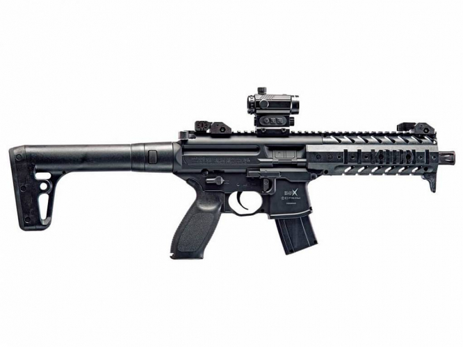 Пневматическая винтовка SIG Sauer MPX-177-BLK-R Пневматическая винтовка SIG Sauer MPX-177-BLK-R