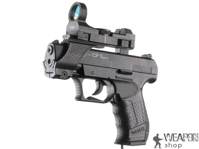 Пневматический пистолет Umarex Walther CP Sport Laser 412.02.29 Пневматический пистолет Umarex Walther CP Sport Laser 412.02.29