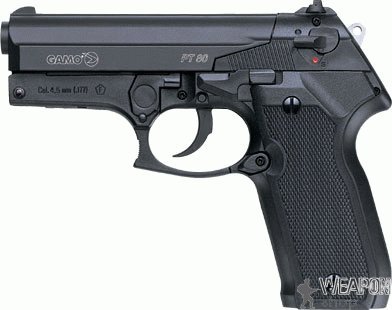 Пневматический пистолет GAMO PT-80