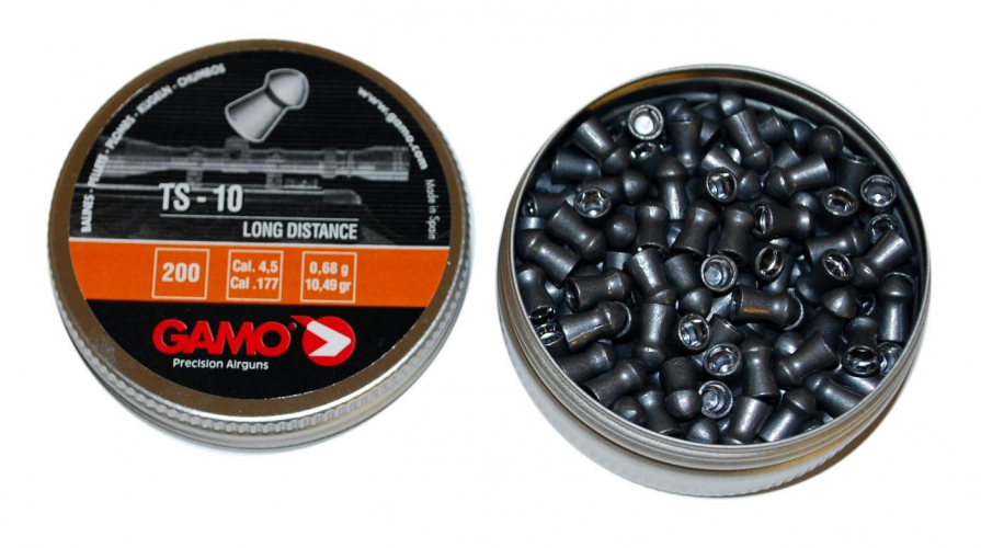 Пули пневматические GAMO TS-10 4,5мм 0,68г (200шт) Пули пневматические GAMO TS-10 4,5мм 0,68г (200шт)