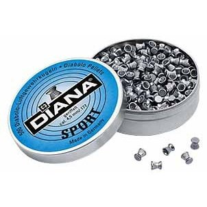 Пули пневматические Diana Sport 4,5мм 0,53г (500шт) Пули пневматические Diana Sport 4,5мм 0,53г (500шт)