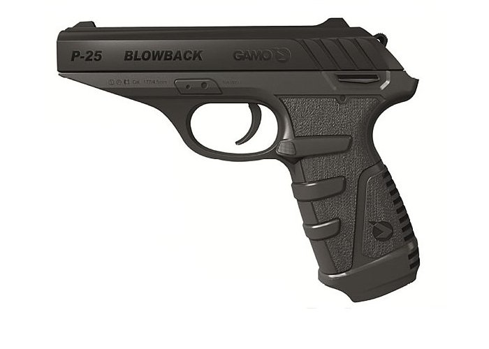 Пневматический пистолет GAMO P-25 Blowback Пневматический пистолет GAMO P-25 Blowback